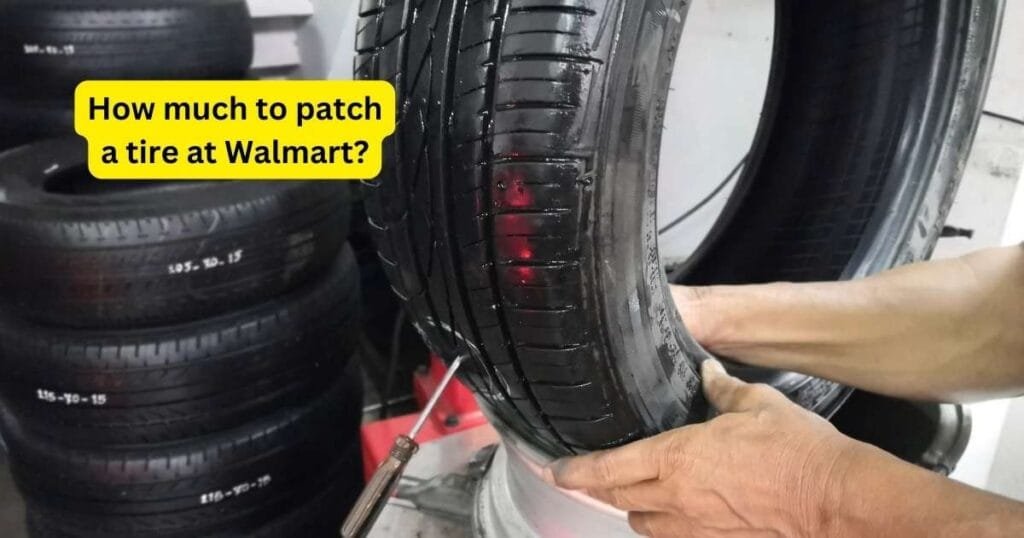 How much to patch a tire at Walmart