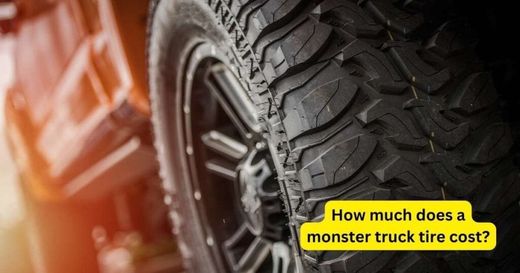 How much does a monster truck tire cost