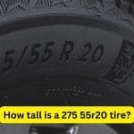 How tall is a 275 55r20 tire